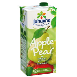 عصير جهينة  تفاح كمثرى 1لتر  (كرتونة=12 عبوة)