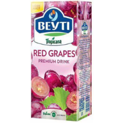 عصير بيتي عنب احمر 235مل  (كرتونة=27 عبوة)