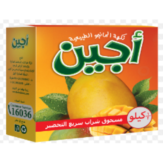 عصير اجين -حلو الشام مانجو 1جنيه  (كرتونة=12 علبة)