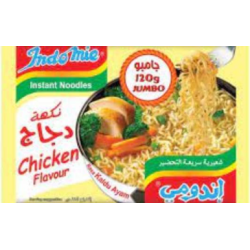  اندومى نودلز جامبو بنكهة الدجاج 120جم  (كرتونة=48 كيس)
