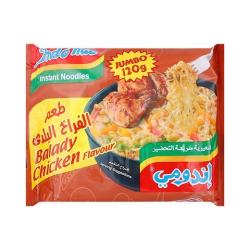  اندومى نودلز جامبو بطعم الفراخ البلدى 120جم  (كرتونة=48 كيس)