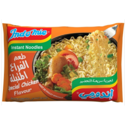 اندومى نودلز بطعم الفراخ المتبلة 75جم  (كرتونة=40 كيس)