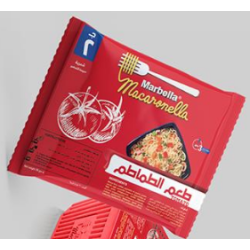 مكرونيلا نودلز ماربيلا بطعم الطماطم  (كرتونة=40 كيس)