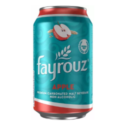 فيروز كانز شراب شعير تفاح- 330مل  (كرتونة=24 علبة)