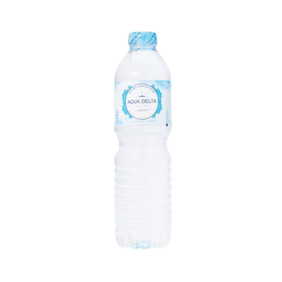  مياه اكوا دلتا 600مل  (كرتونة=20 زجاجة)
