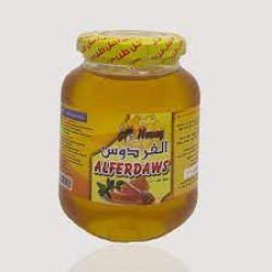 عسل نحل - الفردوس 500جم  (علبه=12 برطمان)
