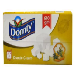  جبنة دومتي دوبل كريم 500جم  (باكت=10 علبة)