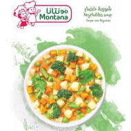 شوربة خضار- مونتانا 400جم  (كرتونة=30 كيس)