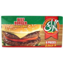 برجر - المراعى صغير 8 قطع 400جم  (كرتونة=15 كيس)